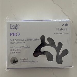 Lash buddy Pro self adhesive Cluster lashes Ash Natural